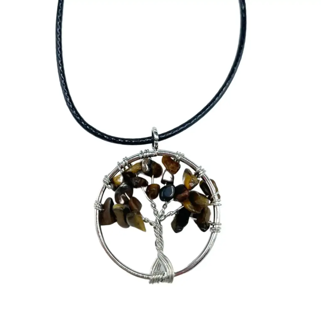 Tree of Life Pendant – Tiger Eye | www.artisangoods.co.uk