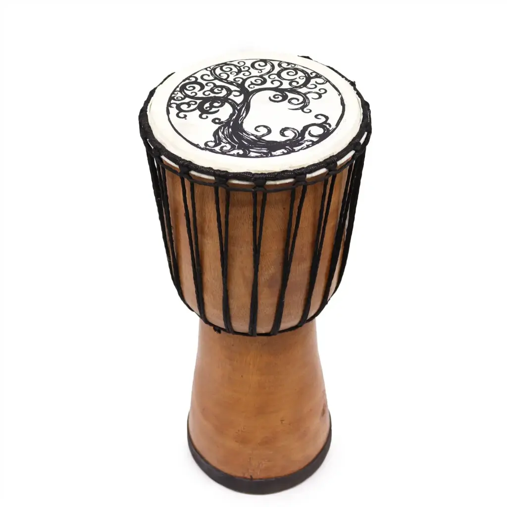 Tree of Life Wide Top Djembe Drum – 18cm | www.artisangoods.co.uk 3