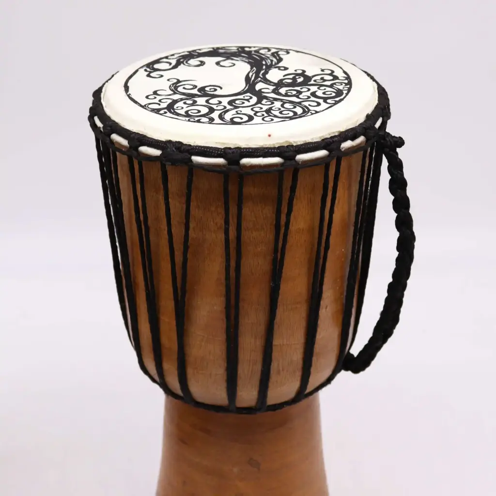 Tree of Life Wide Top Djembe Drum – 18cm | www.artisangoods.co.uk 2