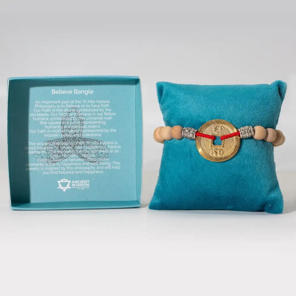 Tri Hita Karana Bangle – Believe | www.artisangoods.co.uk 3
