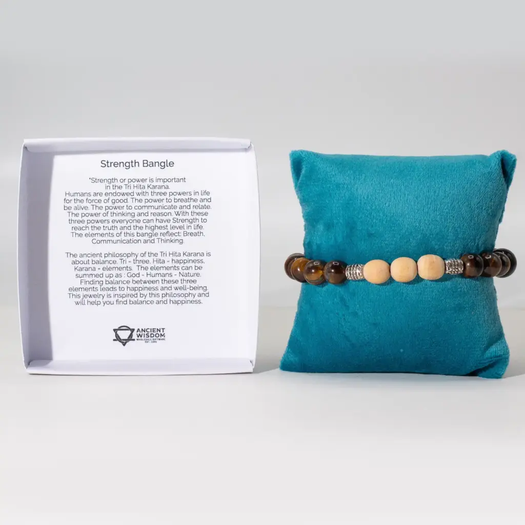 Tri Hita Karana Bangle – Strength | www.artisangoods.co.uk 5