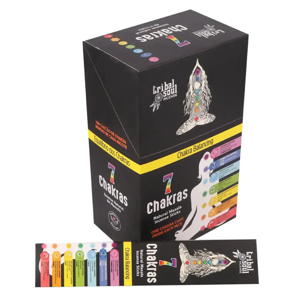 Tribal Soul Incense Sticks – 7 Chakras with Message Card | www.artisangoods.co.uk 2