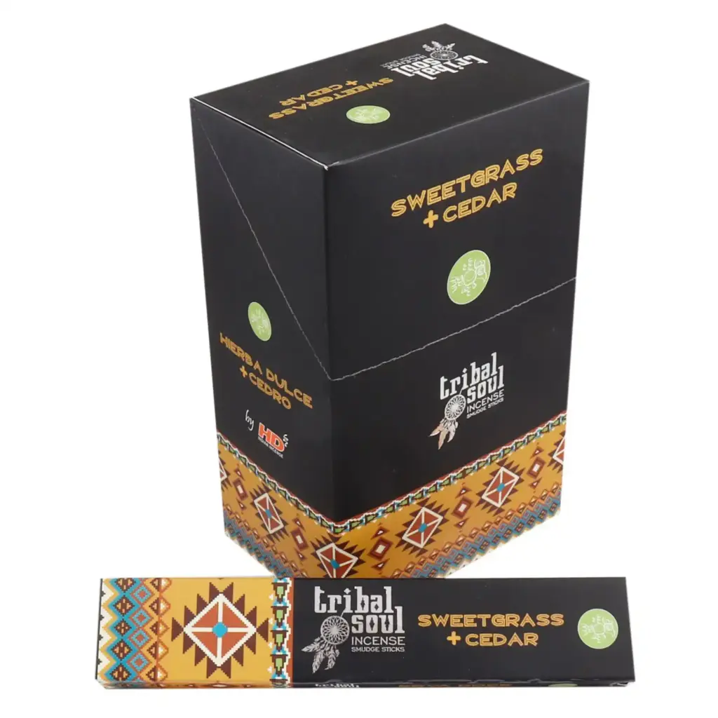 Tribal Soul Incense Sticks- Sweet Grass + Cedar | www.artisangoods.co.uk 4