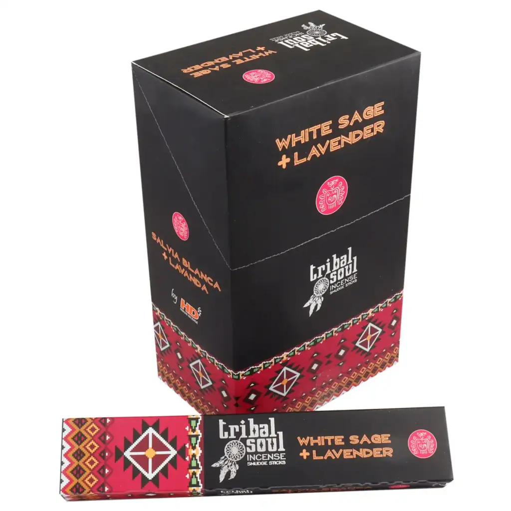 Tribal Soul Incense Sticks – White Sage + Lavender | www.artisangoods.co.uk
