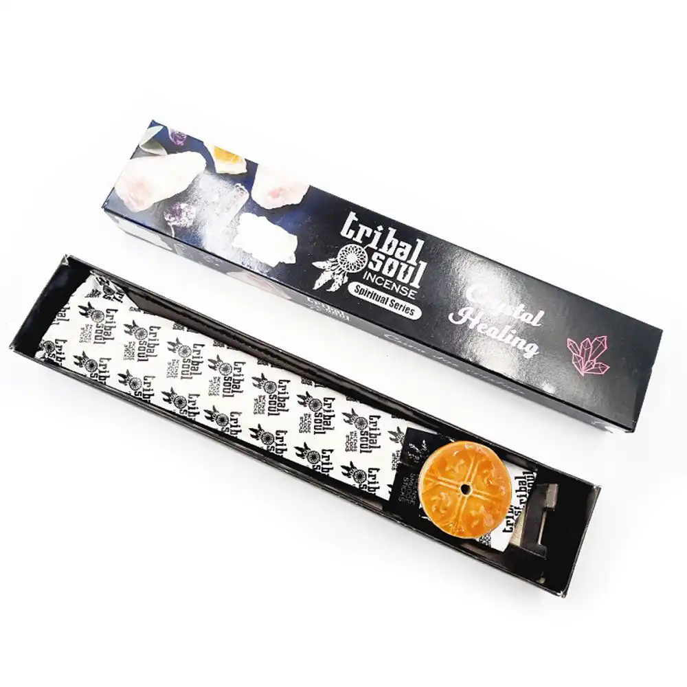 Tribal Soul Spiritual Incense Sticks and Ceramic Holder – Crystal Healing | www.artisangoods.co.uk 2 Tribal Soul Spiritual Incense Sticks and Ceramic Holder – Crystal Healing | www.artisangoods.co.uk 1