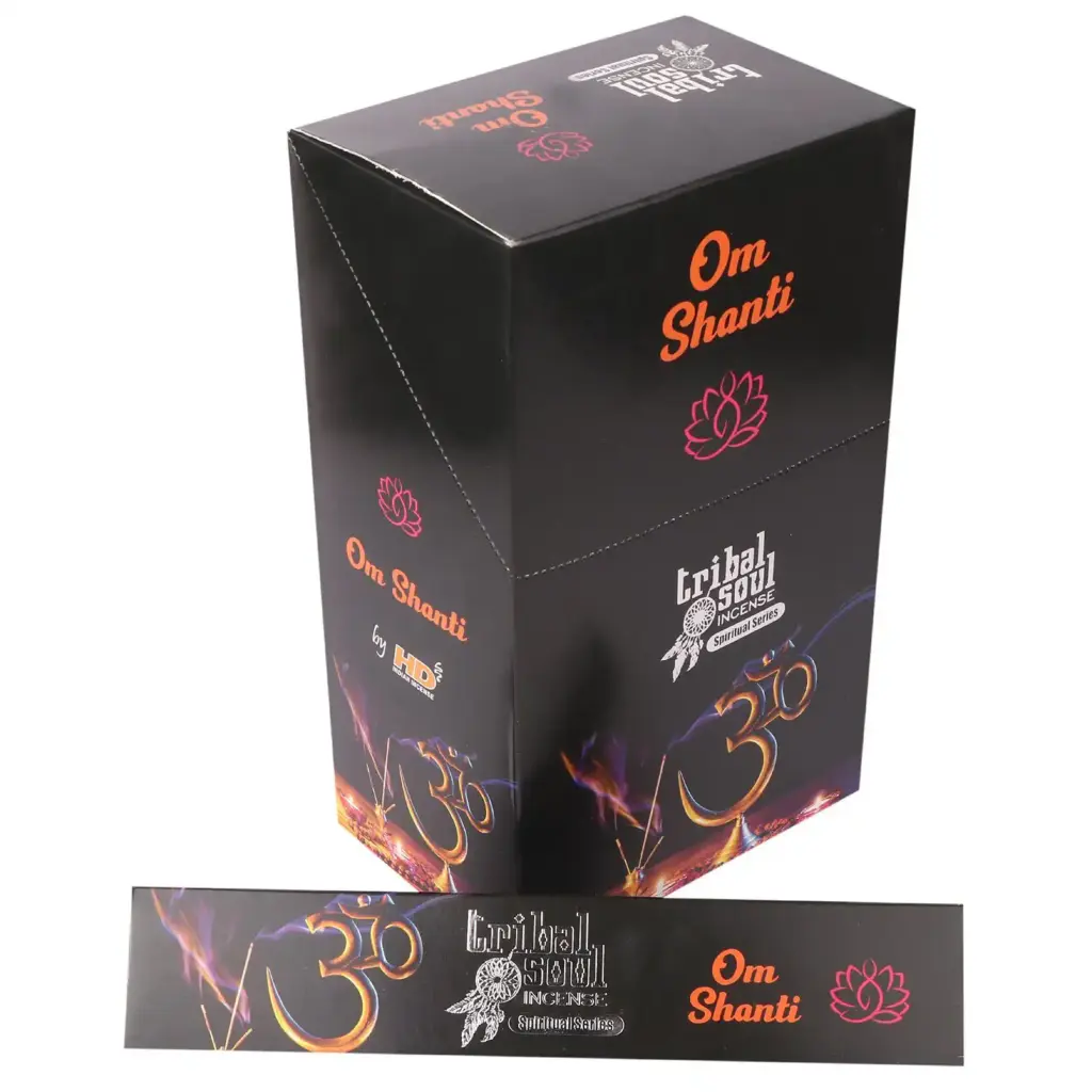 Tribal Soul Spiritual Incense Sticks and Ceramic Holder – Ohm Shanti | www.artisangoods.co.uk