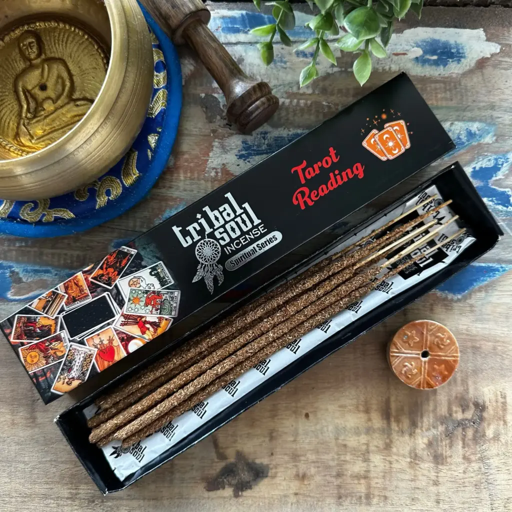 Tribal Soul Spiritual Incense Sticks and Ceramic Holder – Tarot reading | www.artisangoods.co.uk