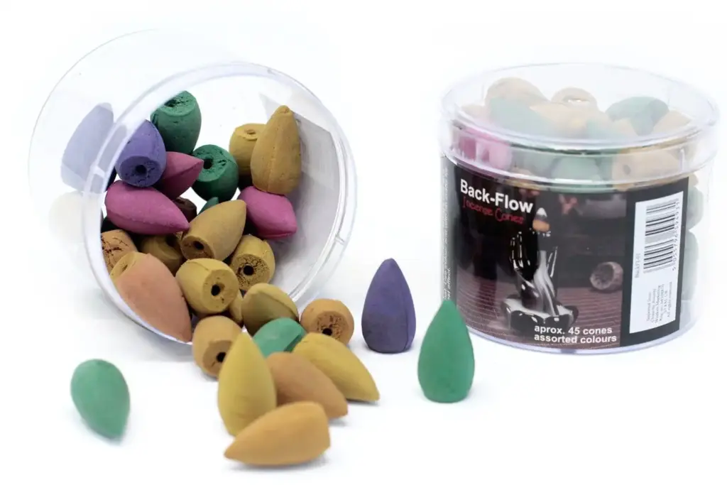 Tub of Assorted Back Flow Incense Cones (aprox 45) | www.artisangoods.co.uk 3