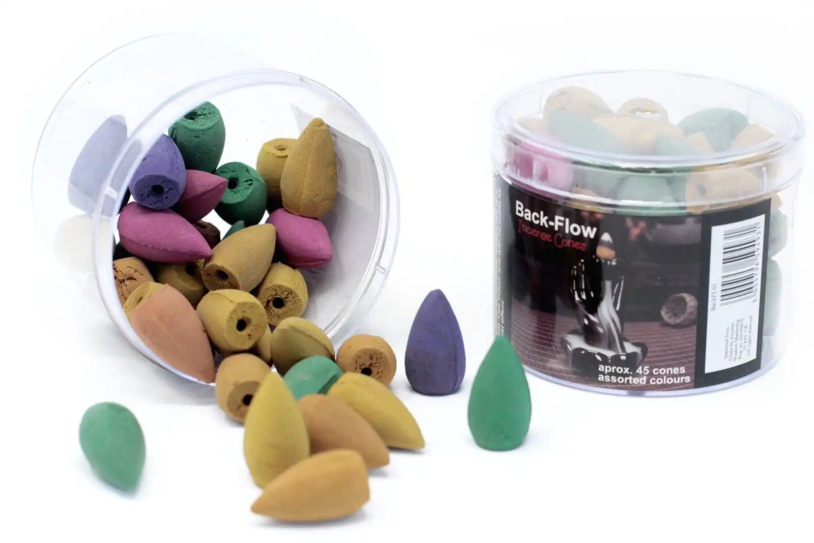 Tub of Assorted Back Flow Incense Cones (aprox 45) | www.artisangoods.co.uk 4 Tub of Assorted Back Flow Incense Cones (aprox 45) | www.artisangoods.co.uk 3