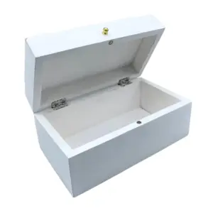 Vintage Deco – Multi Purpose Box – 22x12x10cm –  White Diamonds | www.artisangoods.co.uk 2