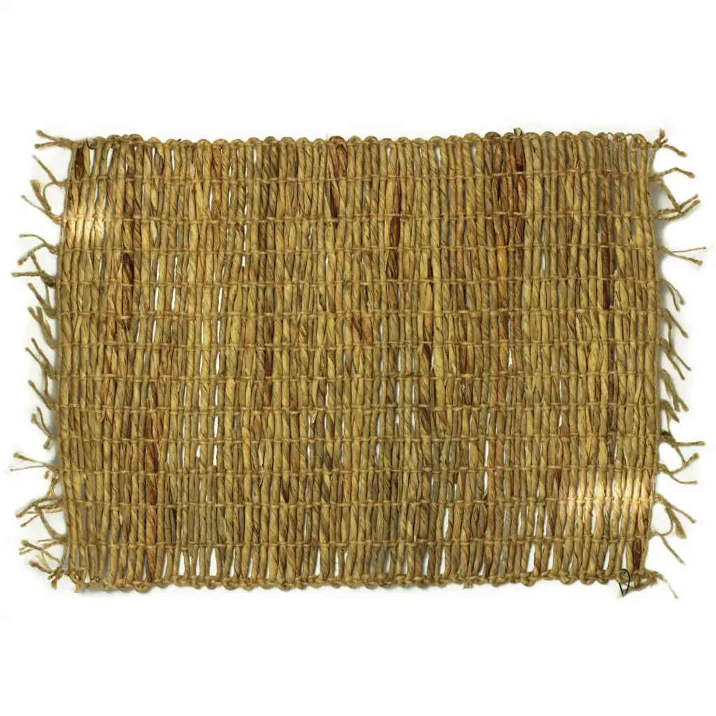 Water Hyacinth Natural Placemat – Robusta and Fringe | www.artisangoods.co.uk 2
