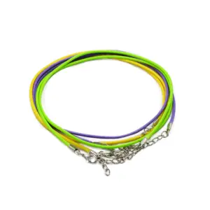 Waxed Pendant Cord –  2mm x 55cm – Assorted (10 colours) | www.artisangoods.co.uk 2