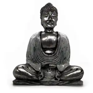 White & Grey Buddha – Medium | www.artisangoods.co.uk