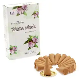 White Musk Cones | www.artisangoods.co.uk 1