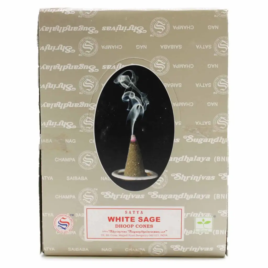 White Sage Dhoop Cones | www.artisangoods.co.uk 2 White Sage Dhoop Cones | www.artisangoods.co.uk 2