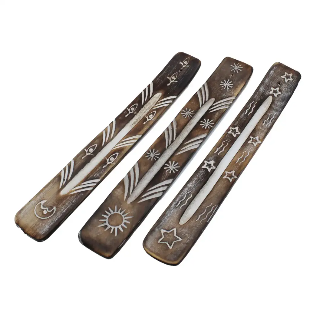 White Washed Incense Holder – Simple | www.artisangoods.co.uk 2