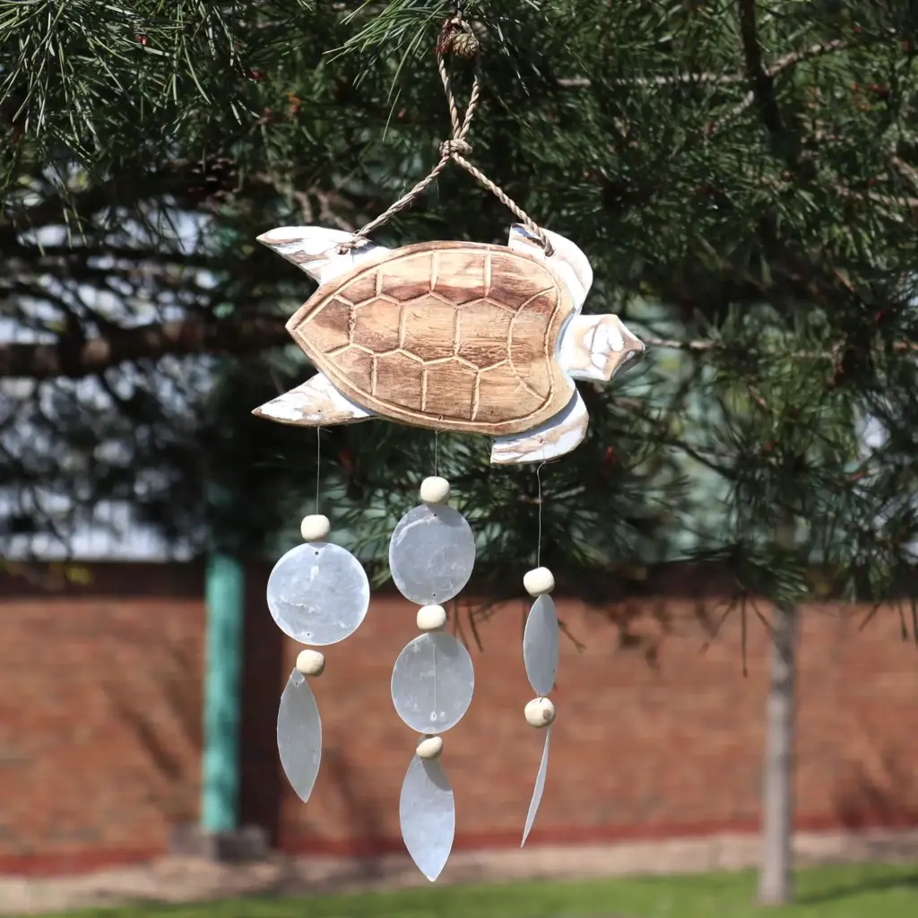 Whitewash Turtle Carving and Natural Copis Drop | www.artisangoods.co.uk 2