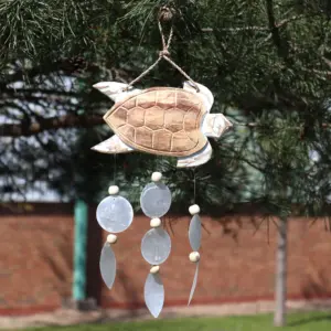 Whitewash Turtle Carving and Natural Copis Drop | www.artisangoods.co.uk 2