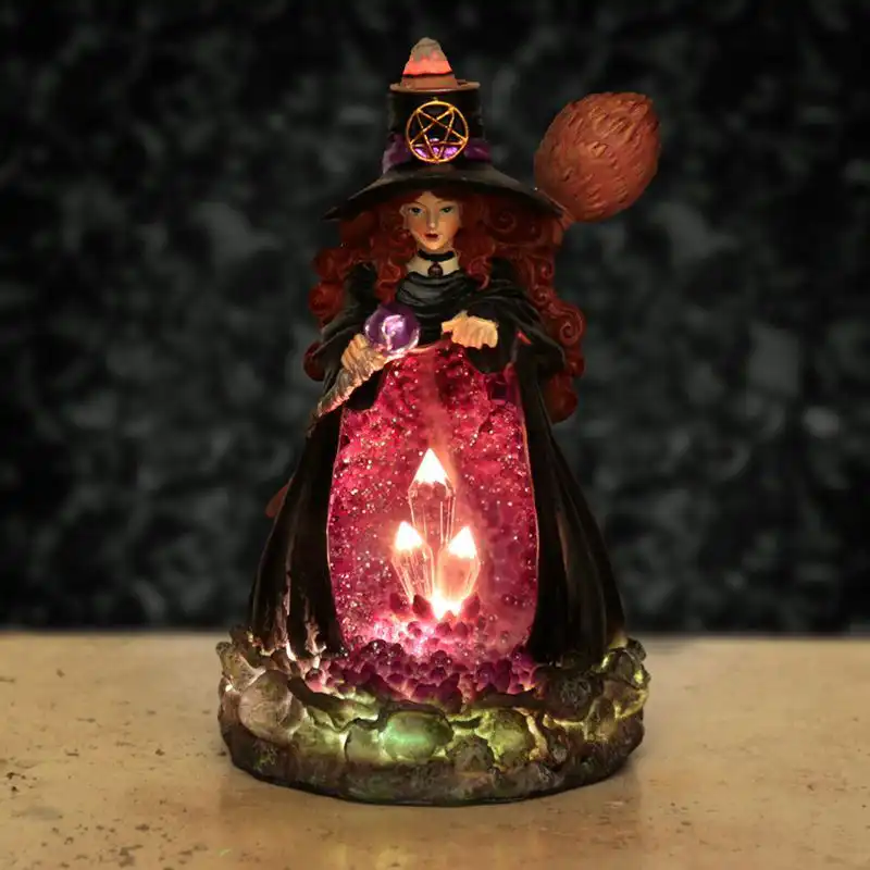 Witches Crystal Cave LED Backflow Incense Burner | www.artisangoods.co.uk 4 Witches Crystal Cave LED Backflow Incense Burner | www.artisangoods.co.uk 3