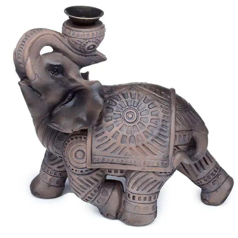 Wood Effect Elephant Backflow Incense Burner | www.artisangoods.co.uk 3 Wood Effect Elephant Backflow Incense Burner | www.artisangoods.co.uk 2