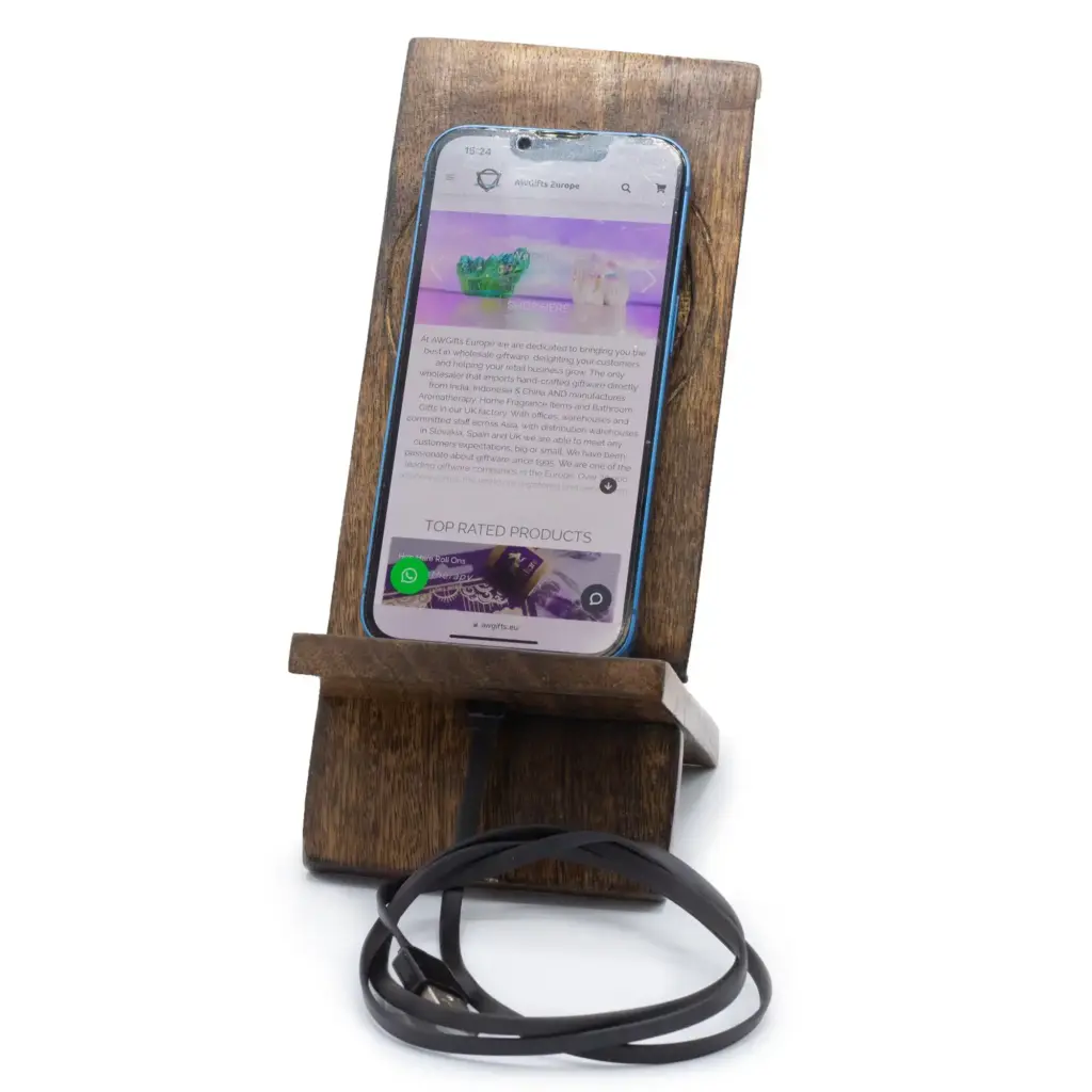 Wooden Carved Phone Stand – Buddha | www.artisangoods.co.uk 2 Wooden Carved Phone Stand – Buddha | www.artisangoods.co.uk 2