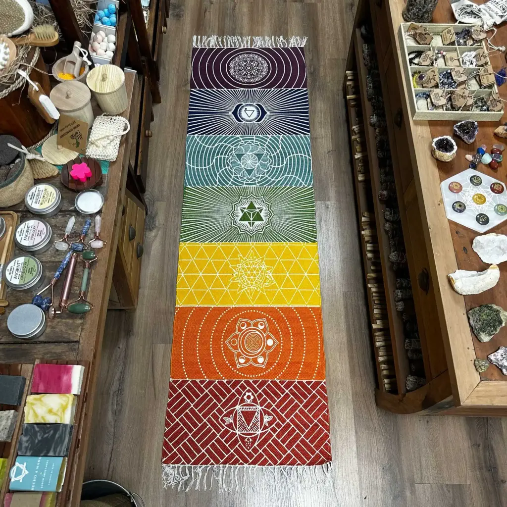 Yoga Rug – 60x200cm – 7 Chakras | www.artisangoods.co.uk 9