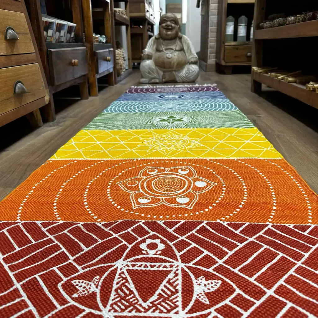 Yoga Rug – 60x200cm – 7 Chakras | www.artisangoods.co.uk 10
