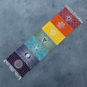 Yoga Rug – 60x200cm – 7 Chakras | www.artisangoods.co.uk 3