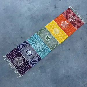 Yoga Rug – 60x200cm – 7 Chakras | www.artisangoods.co.uk 2