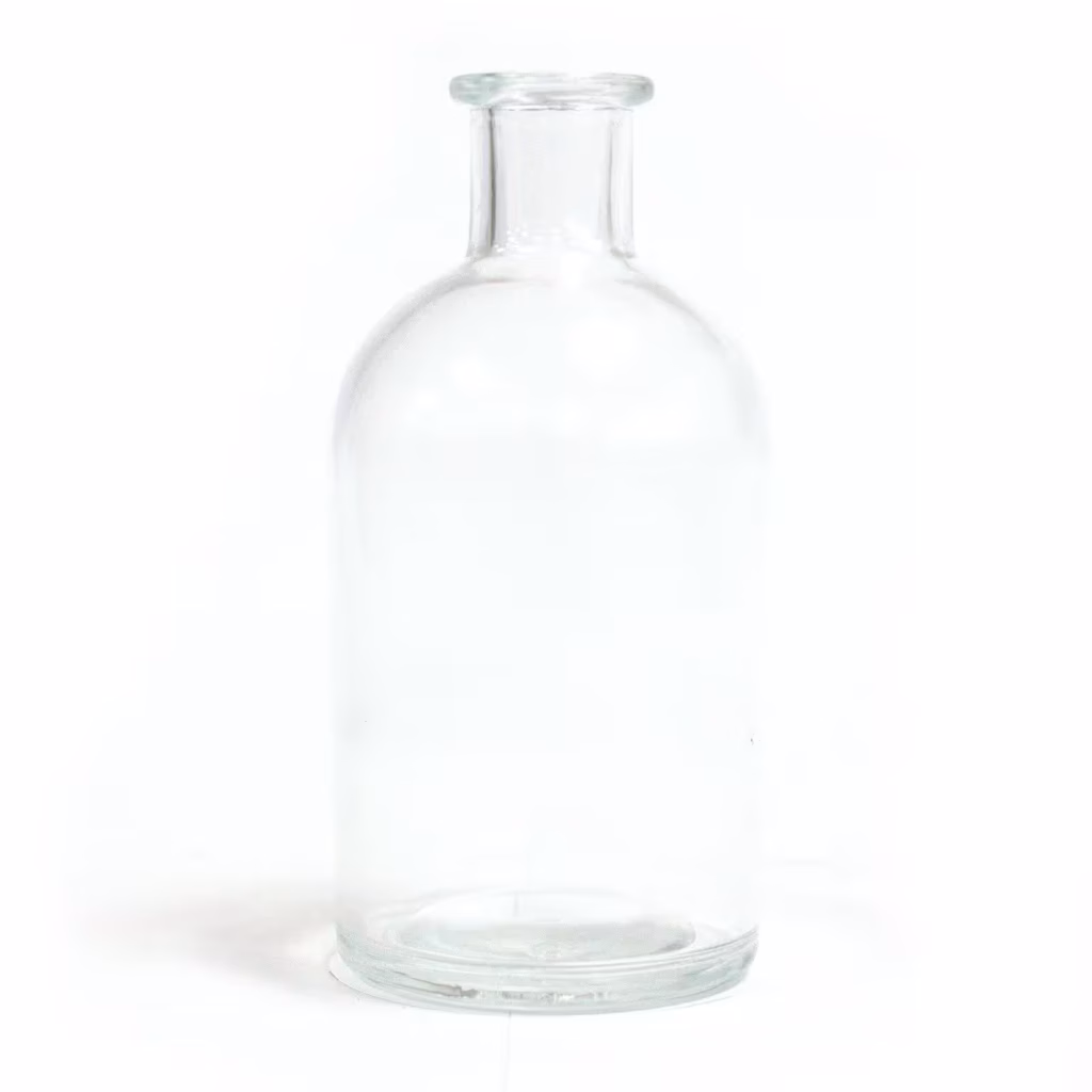 250 ml Round Antique Reed Diffuser Bottle – Clear | www.artisangoods.co.uk