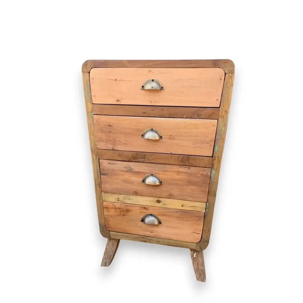 4 Draws Storage – Recycled Wood | www.artisangoods.co.uk 2