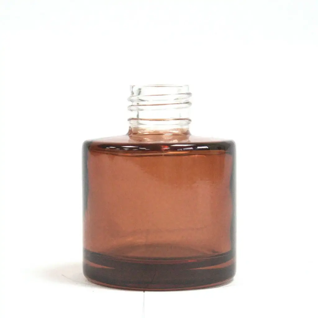 50 ml Round Reed Diffuser Bottlle – Amber | www.artisangoods.co.uk