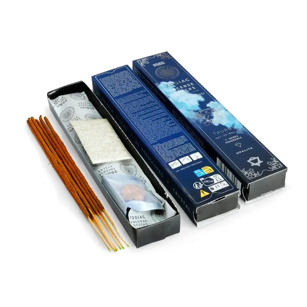 7 Herbs Zodiac Gemstone Crystal Incense – Taurus | www.artisangoods.co.uk 3