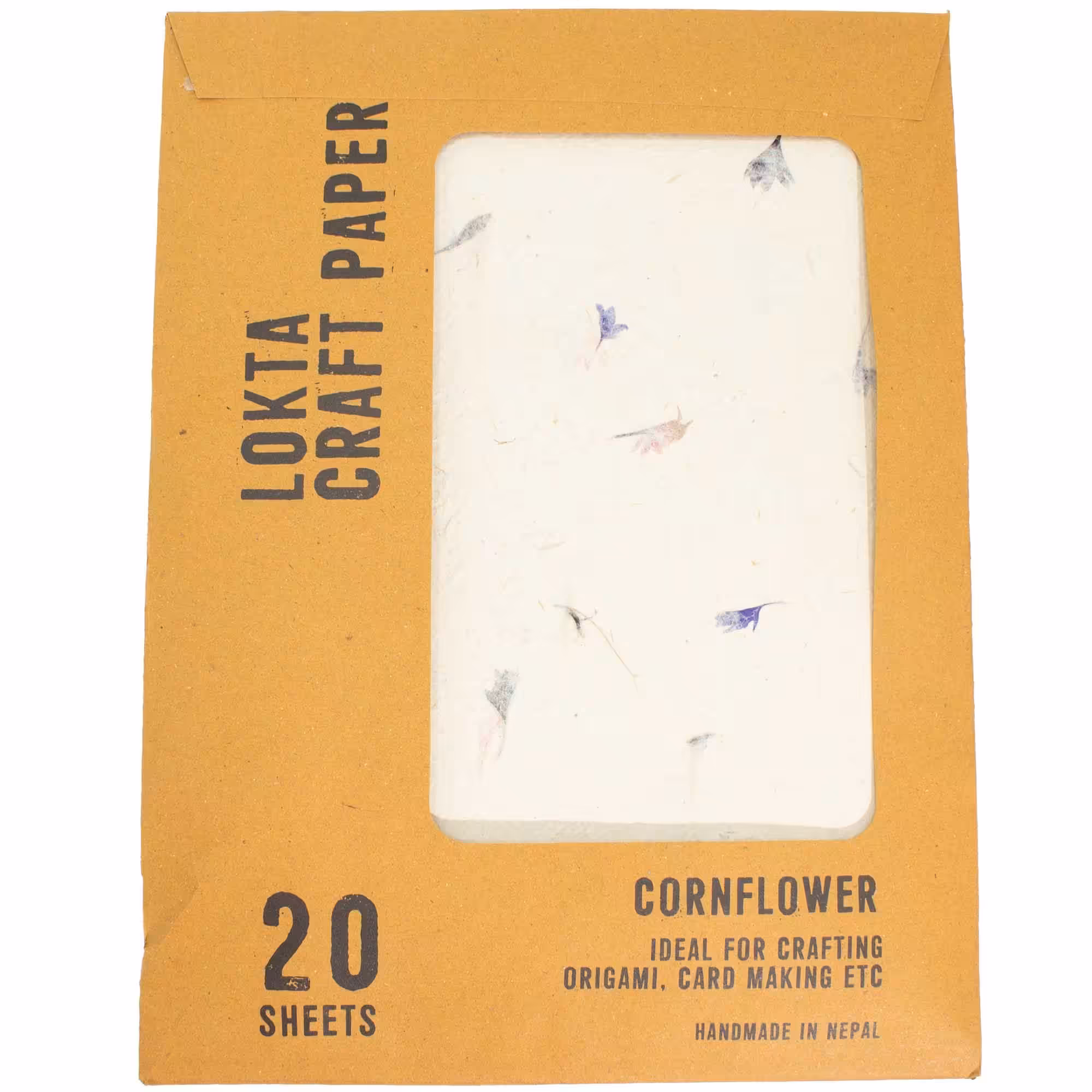 A4 – Lokta Craft Paper (20 sheet pack) – Cornflower | www.artisangoods.co.uk 3 A4 - Lokta Craft Paper (20 sheet pack) - Cornflower - Image 2