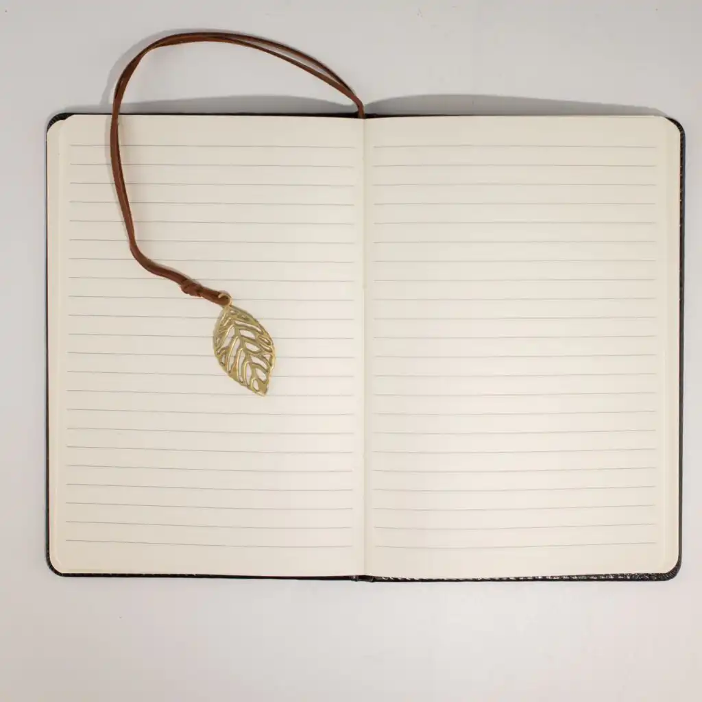 A5 Intention Note Book - LCD Wipe Screen - Black Leather Effect - 160 Pages