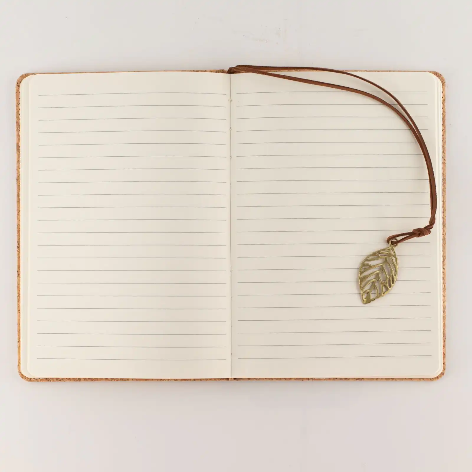 A5 Intention Note Book - LCD Wipe Screen - Cork Leather Effect - 160 Pages