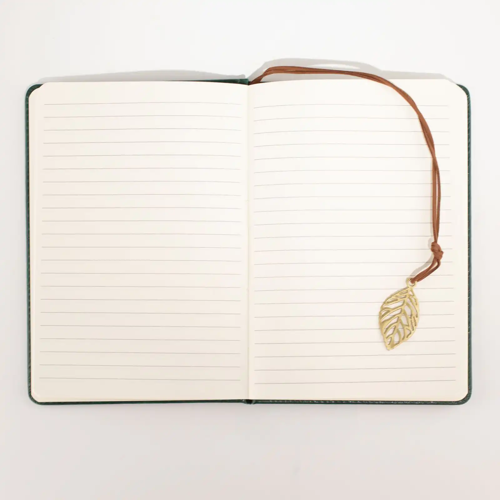 A5 Intention Note Book - LCD Wipe Screen - Green Leather Effect - 160 Pages