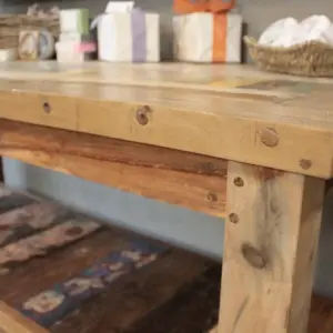 A&C 2.2m Standard Table with top shelf | www.artisangoods.co.uk 5