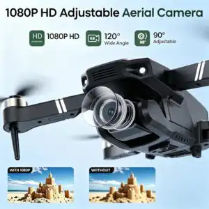 AeroDroax F2 Drone with 1080P Camera, Mini Quadcopter, Black (249 g)
