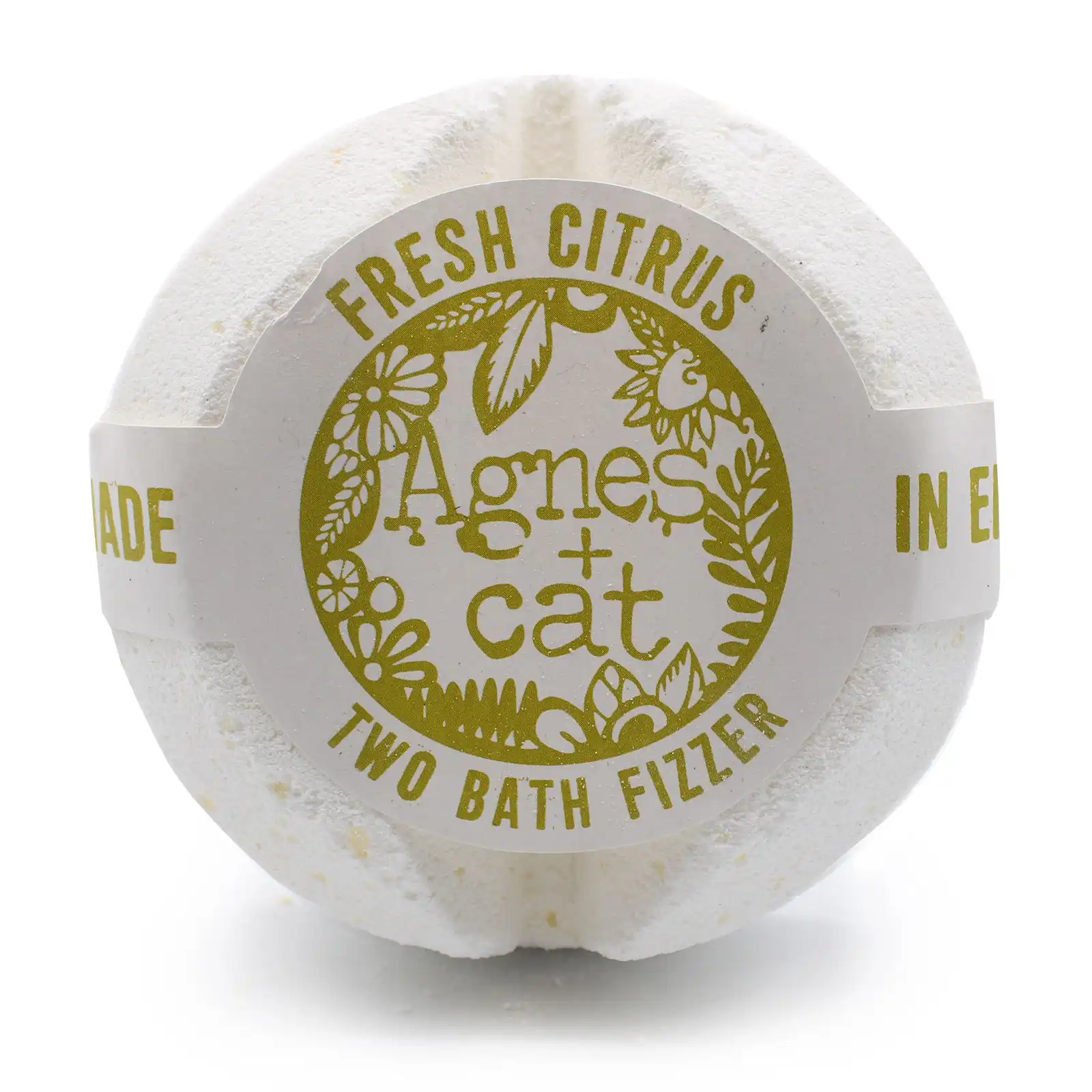 Agnes + Cat Bath Fizzer – Fresh Citrus | www.artisangoods.co.uk 2 Agnes + Cat Bath Fizzer – Fresh Citrus | www.artisangoods.co.uk 1