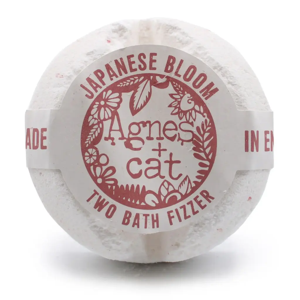 Agnes + Cat Bath Fizzer – Japanese Bloom | www.artisangoods.co.uk