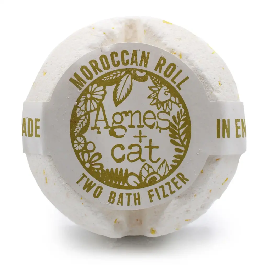 Agnes + Cat Bath Fizzer – Moroccan Roll | www.artisangoods.co.uk
