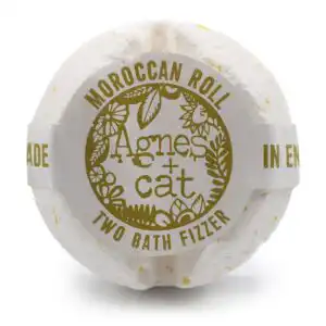 Agnes + Cat Bath Fizzer – Moroccan Roll | www.artisangoods.co.uk 1