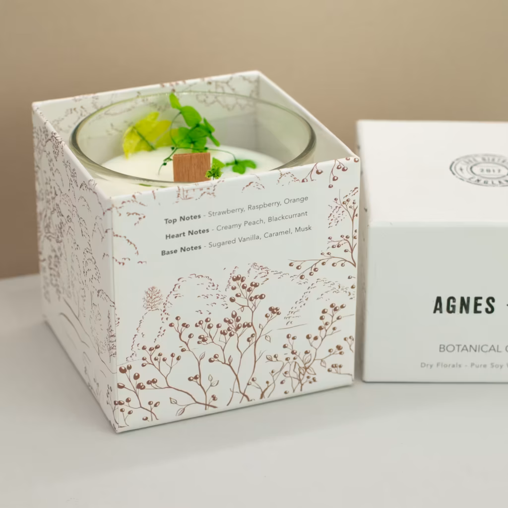 Agnes + Cat Botanical Soy Wax Candle – Fellberry | www.artisangoods.co.uk 10