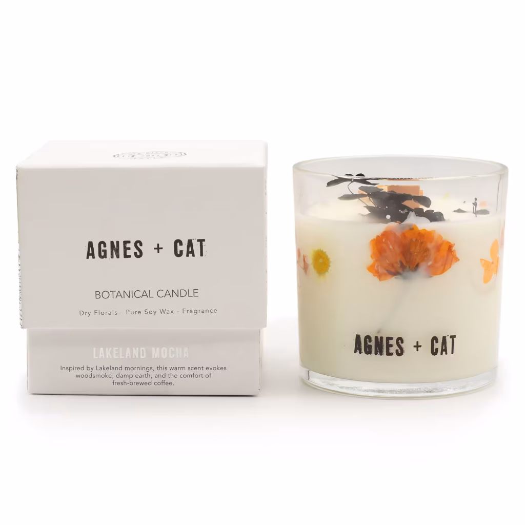 Agnes + Cat Botanical Soy Wax Candle – Lakeland Mocha | www.artisangoods.co.uk 5