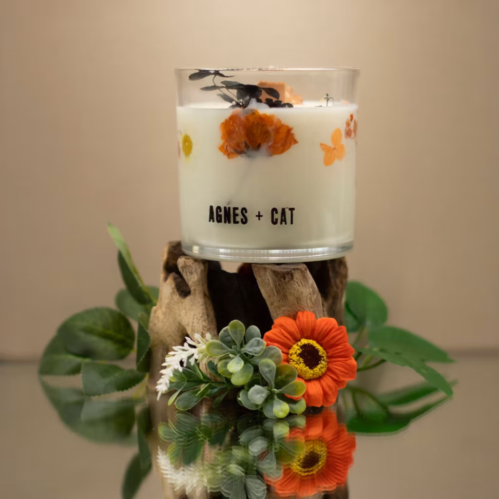 Agnes + Cat Botanical Soy Wax Candle – Lakeland Mocha | www.artisangoods.co.uk 3