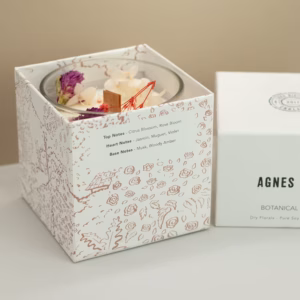 Agnes + Cat Botanical Soy Wax Candle – Roses of Sawrey | www.artisangoods.co.uk 3