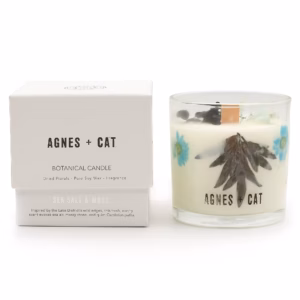 Agnes + Cat Botanical Soy Wax Candle – Seasalt & Moss | www.artisangoods.co.uk 1