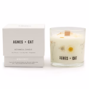 Agnes + Cat Botanical Soy Wax Candle – Windermere | www.artisangoods.co.uk 3