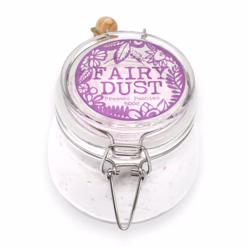 Agnes + Cat Fairy Dust 500g – Pressed Peonies | www.artisangoods.co.uk